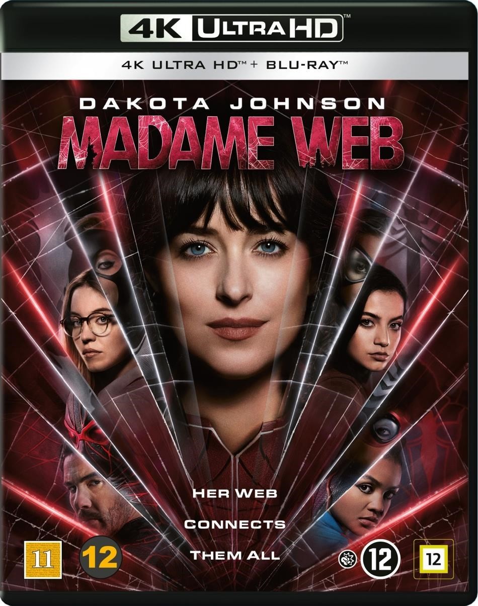 Madame Web (4K UHD Blu-ray) Dakota Johnson Isabela Merced Sydney Sweeney