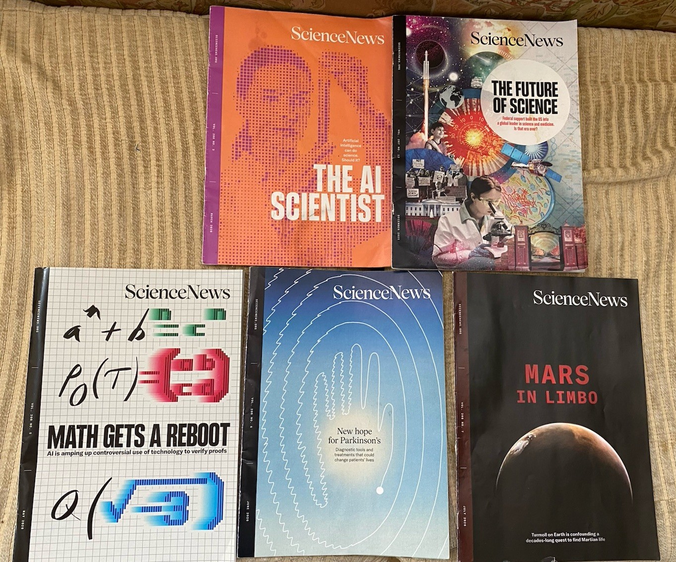 Lot of 5 SCIENCE NEWS Magazines Dec 2025 March May June July 2026 Lot of 5 SCIENCE NEWS Magazines Dec 2025 March May June July 2026