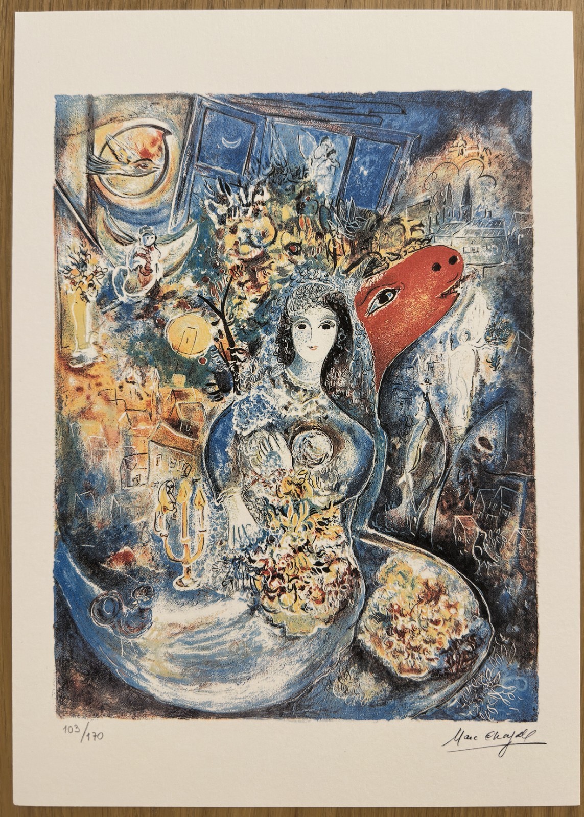 Marc Chagall Signed & Numbered Edition Lithograph \