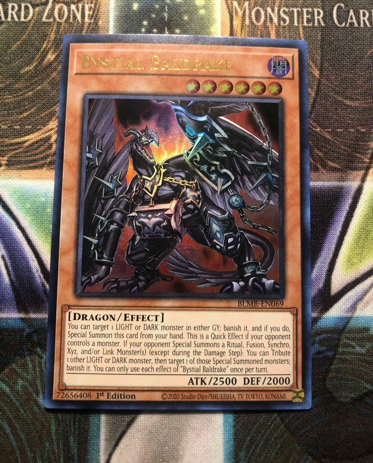 *** BYSTIAL BALDRAKE *** 1ST EDITION ULTRA RARE BLMR-EN069 MINT/NM YUGIOH