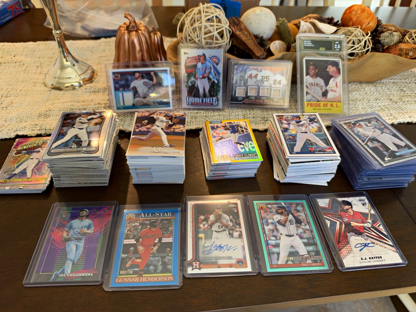 Large Baseball Card Collection / Reseller Lot - Bowman Chrome, Rookies, Refracto Large Baseball Card Collection / Reseller Lot - Bowman Chrome, Rookies, Refracto