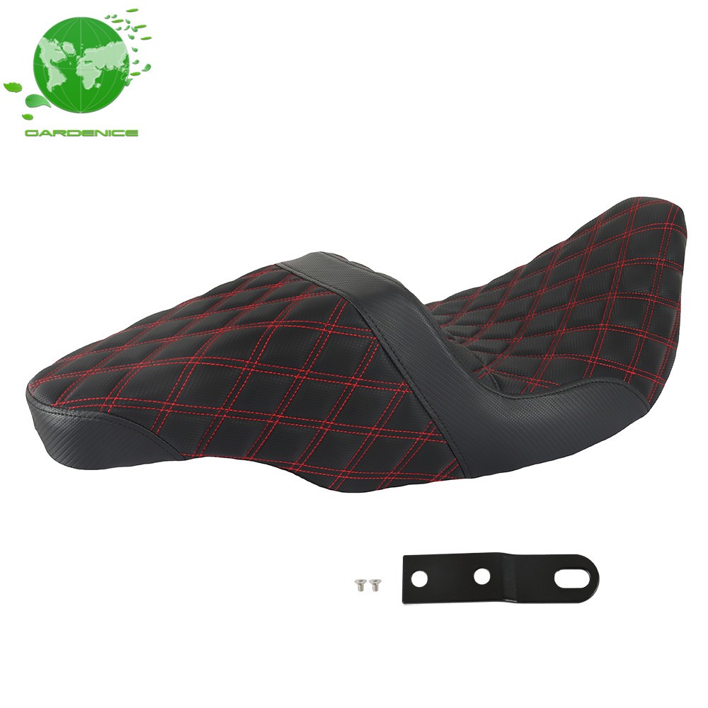 Step 2 Up Seat Carbon Fiber Gripper For 2008-2020 Touring Red Lattice Stitch