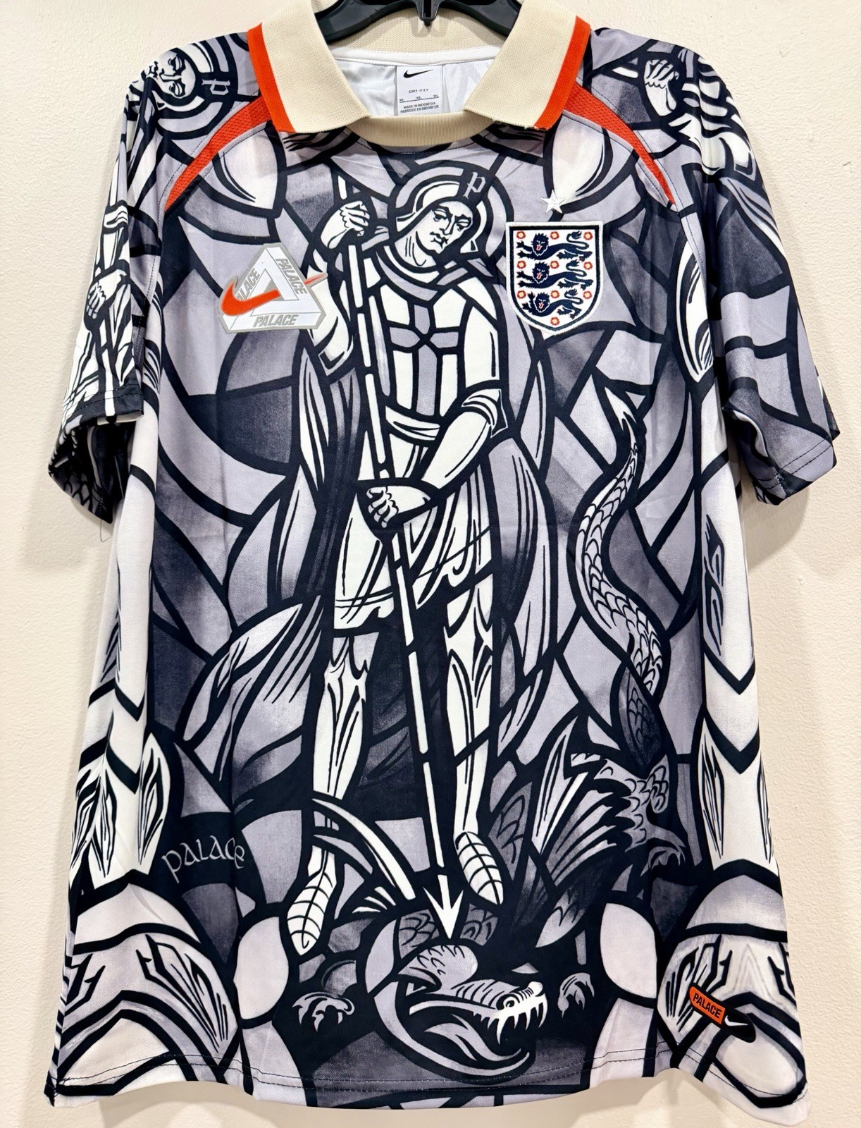 England X Palace Soccer Jersey England X Palace Soccer Jersey