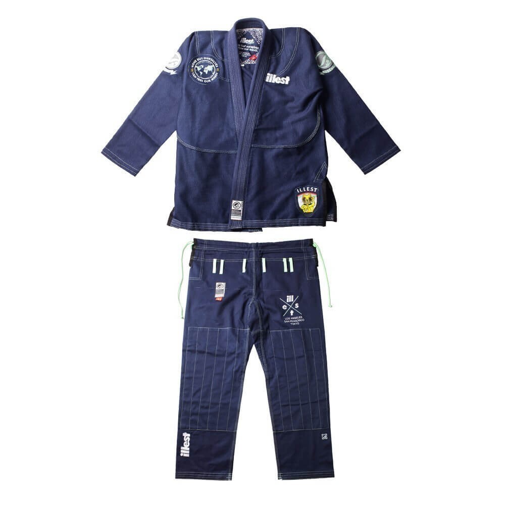 New Arrival White Shoyoroll Batch #22 Illest X SHOYOROLL Jiu Jitsu Gi 450 GSM