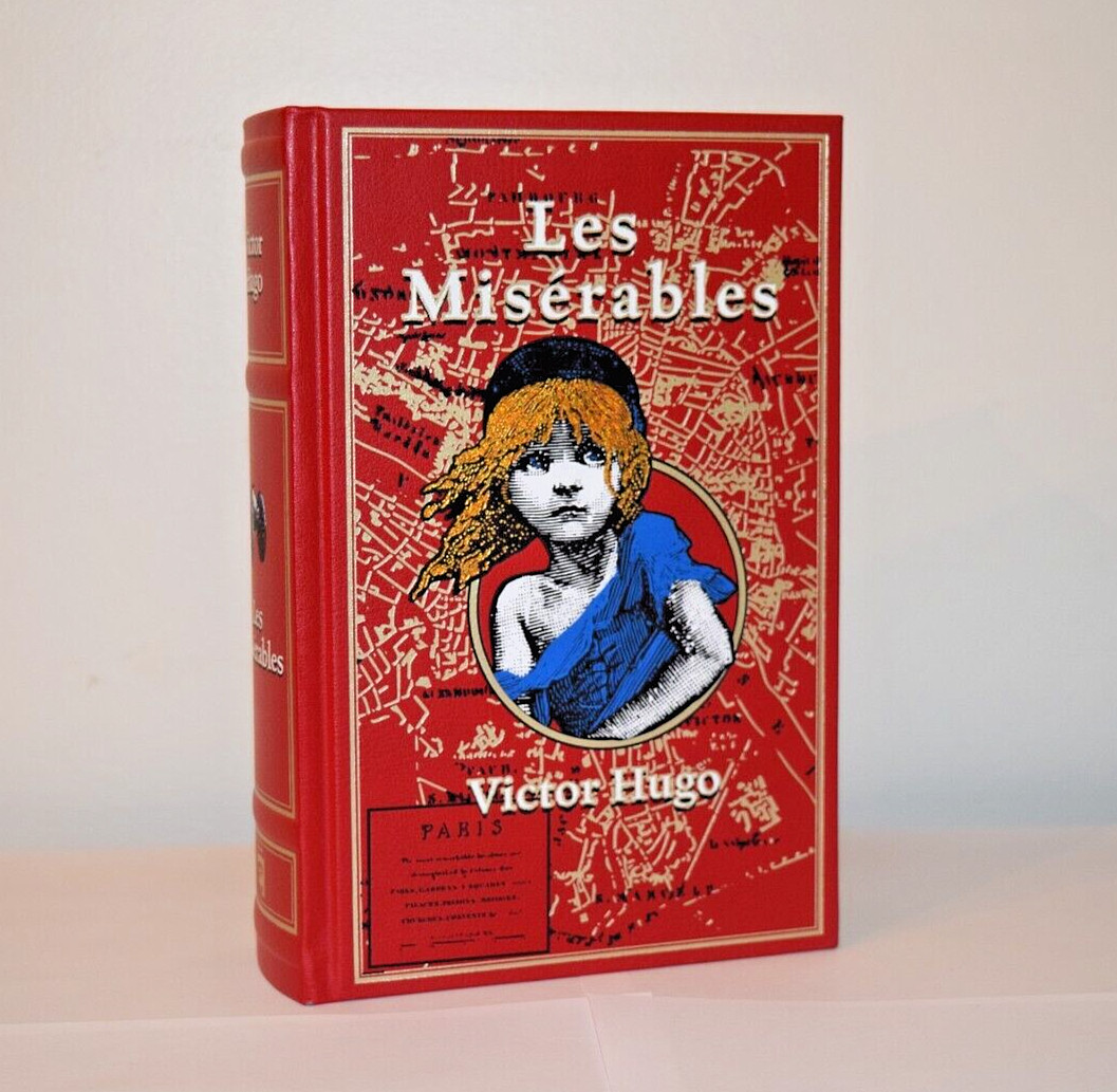 NEW Les Miserables by Victor Hugo Leather Collectible Hardcover Deluxe