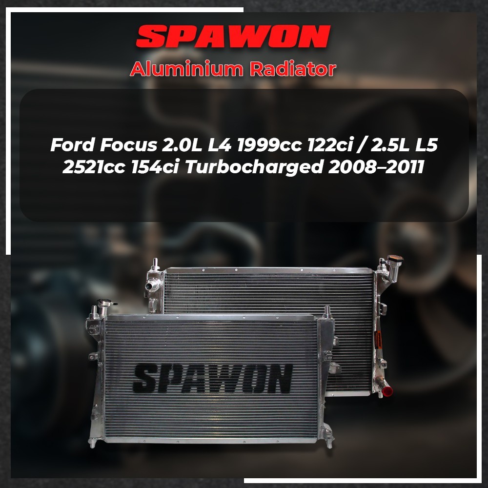 SPAWON 3 Row Engine Cooling Radiator Ford Focus ST 2.0L 1999cc 2.5L 2008-2011