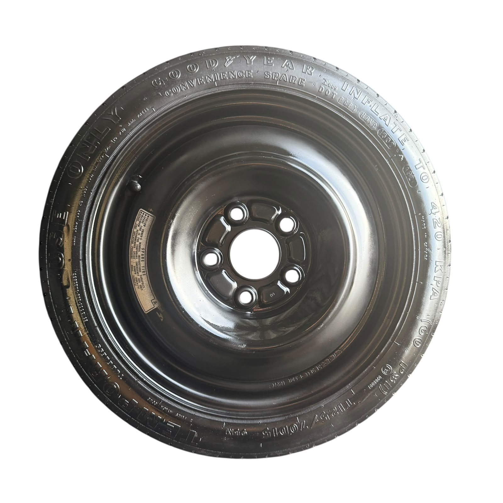 T125/70D15 2006-11 Honda Civic Temporary Compact Donut Spare Tire Wheel Rim OEM