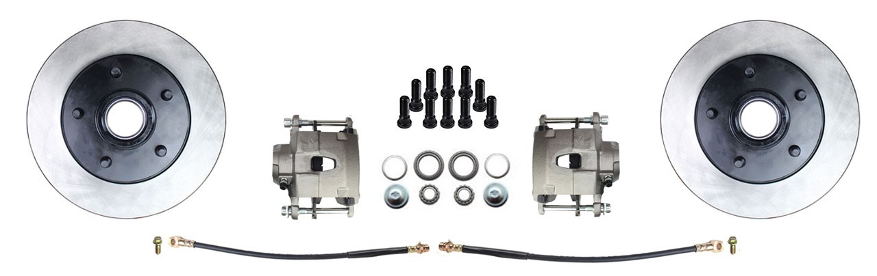 Front Disc Brake Overhaul for 1982-92 S10 / GMC S15 Replacement Disc / Calipers