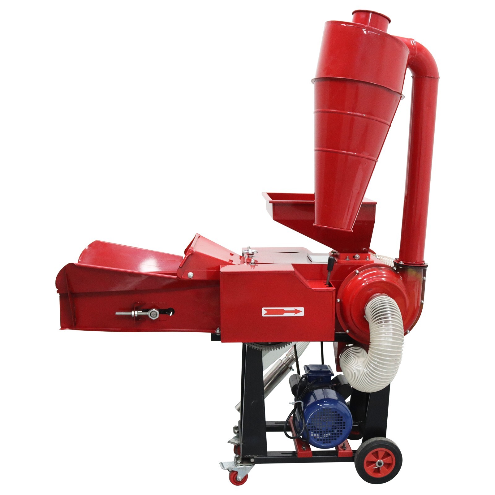 Farm Grass Straw Cutting Kneading Machine 220V Self-absorption Pulverizer 3kW