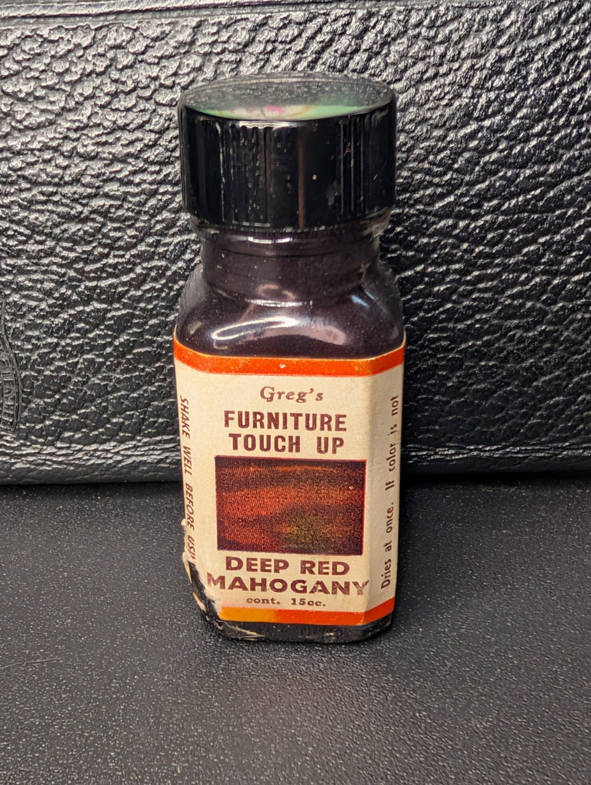 Vintage Greg\'s Furniture Touch Up Deep Red Mahogany (15cc)