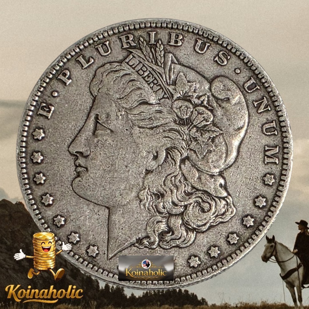 1878-1904 $1 Morgan Silver Dollar, 90%, G-VG With PSO MM, Blast From The Past 