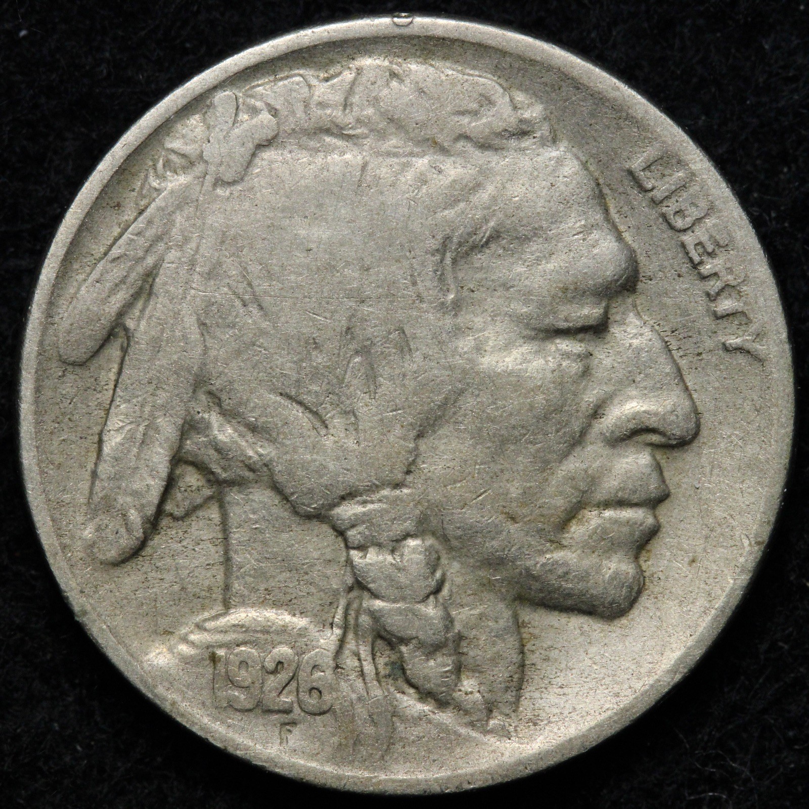 1926-D Buffalo Nickel VF+ E275 UWTHP