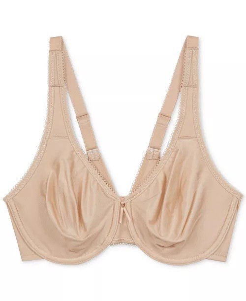 NEW Wacoal 855192 Basic Beauty Underwire Bra Sz 36D Nude