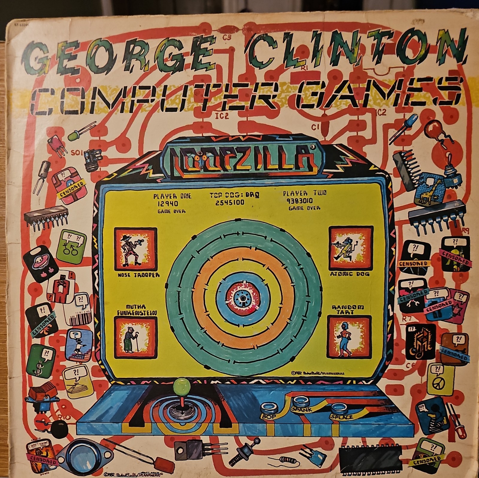 GEORGE CLINTON COMPUTER GAMES 1982 P FUNK CLASSIC CAPITOL RECORDS
