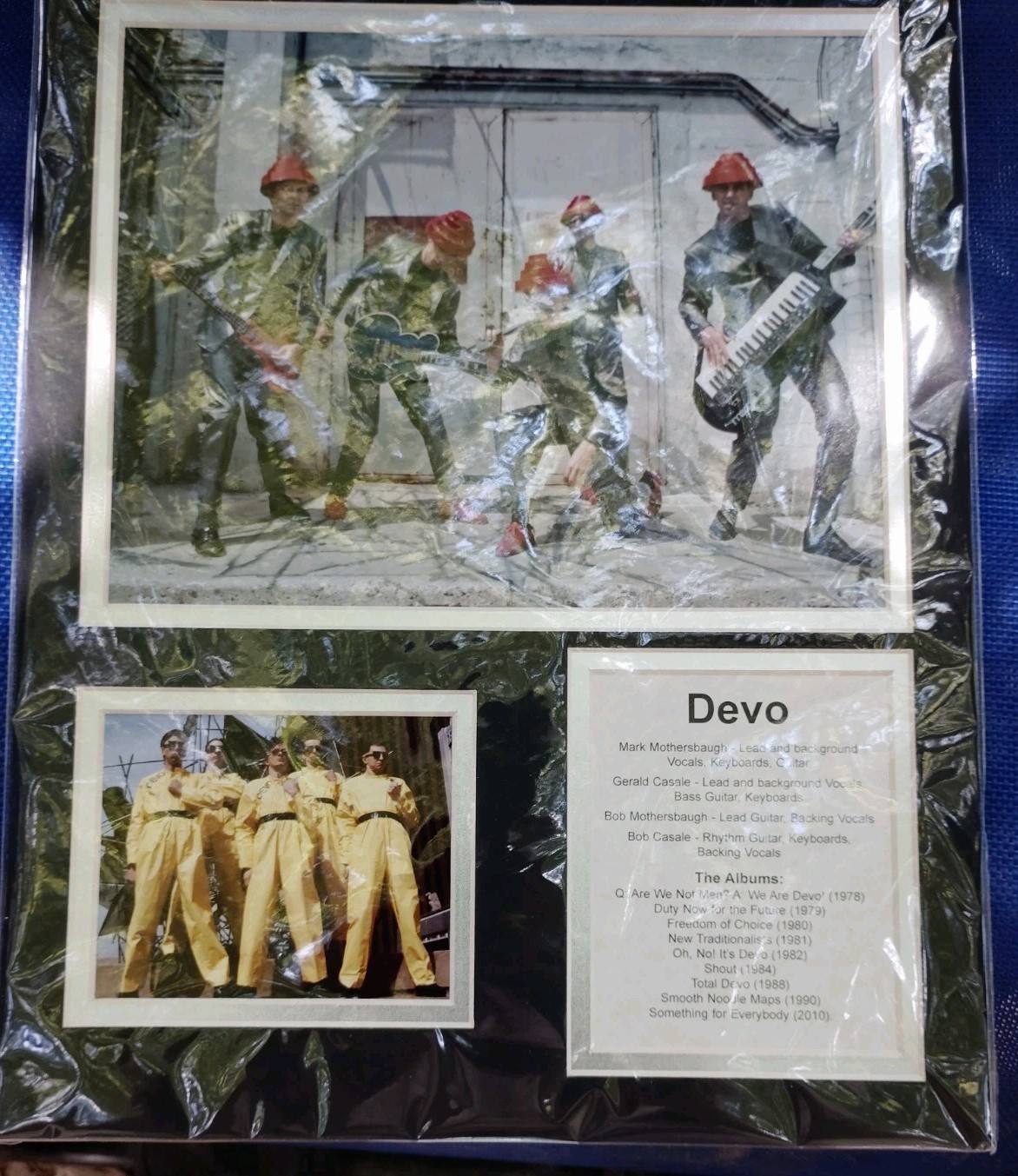 DEVO Display - 12 Inch By 15 Inch - Still Sealed DEVO Display - 12 Inch By 15 Inch - Still Sealed