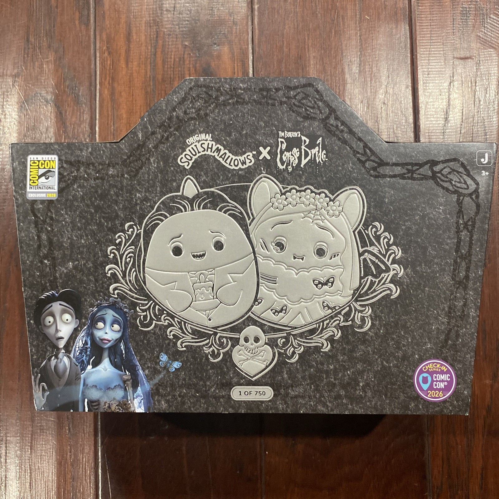 SDCC 2026 Jazwares Corpse Bride x Squishmallow Emily Victor Set LE 750 NEW SDCC 2026 Jazwares Corpse Bride x Squishmallow Emily Victor Set LE 750 NEW