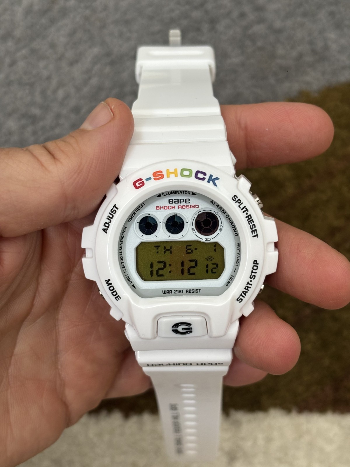 A Bathing Ape (BAPE) x G-SHOCK - White gloss