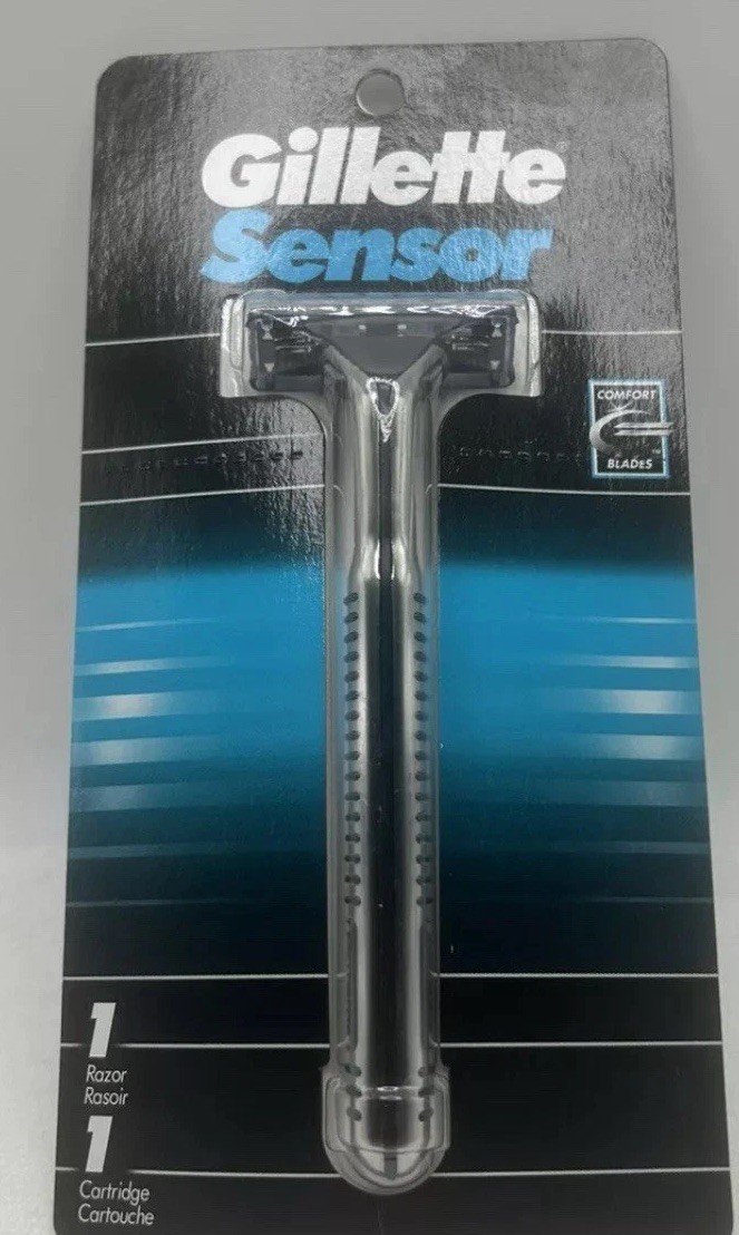 Gillette Sensor Original Razor Twin 2 Blade Handle Vintage 2000