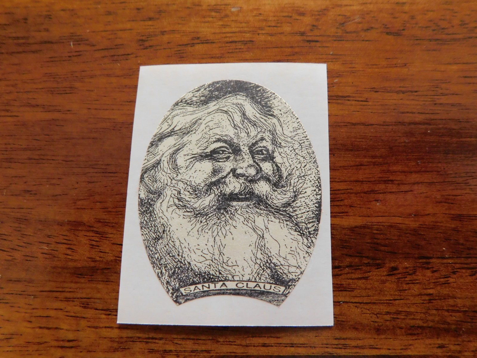 Lot of (10) Santa Claus U.S. dollar bill STICKERS ONLY fits $1 & $2 Bills only.