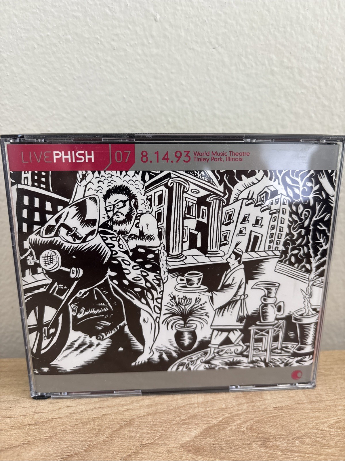 PHISH: LIVEPHISH 07 - 8.14.93, World Music Theatre, Tinley Park, IL, 3 CD, Rare
