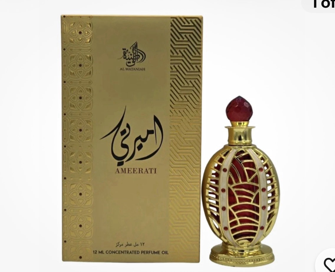 Ameerati by Al Wataniah Concentrated Oil 12ml. Royal And Lovely Long  Lasting