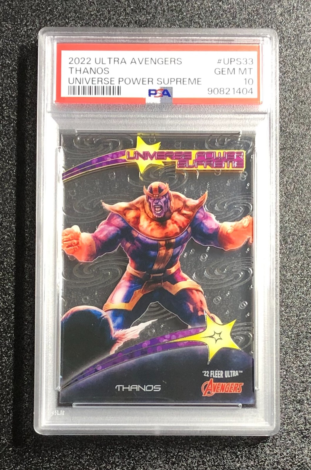 2022 UD Marvel Ultra Avengers 🔥 Thanos Universe Power Supreme PSA 10 🔥 2022 UD Marvel Ultra Avengers 🔥 Thanos Universe Power Supreme PSA 10 🔥