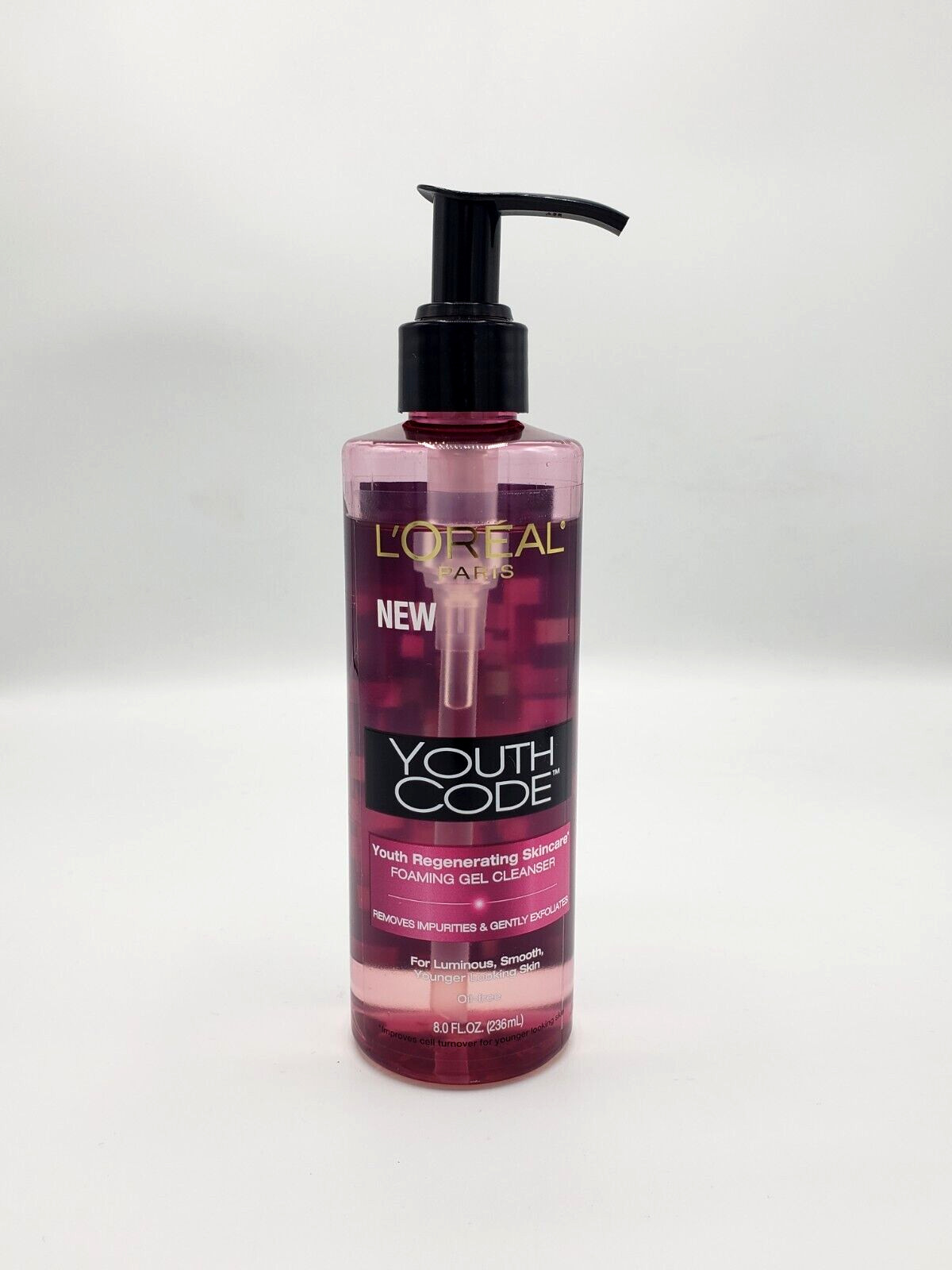 NEW L'Oréal Youth Code Youth Regeneration Skincare Foaming Gel Cleanser 8 Oz NEW L'Oréal Youth Code Youth Regeneration Skincare Foaming Gel Cleanser 8 Oz