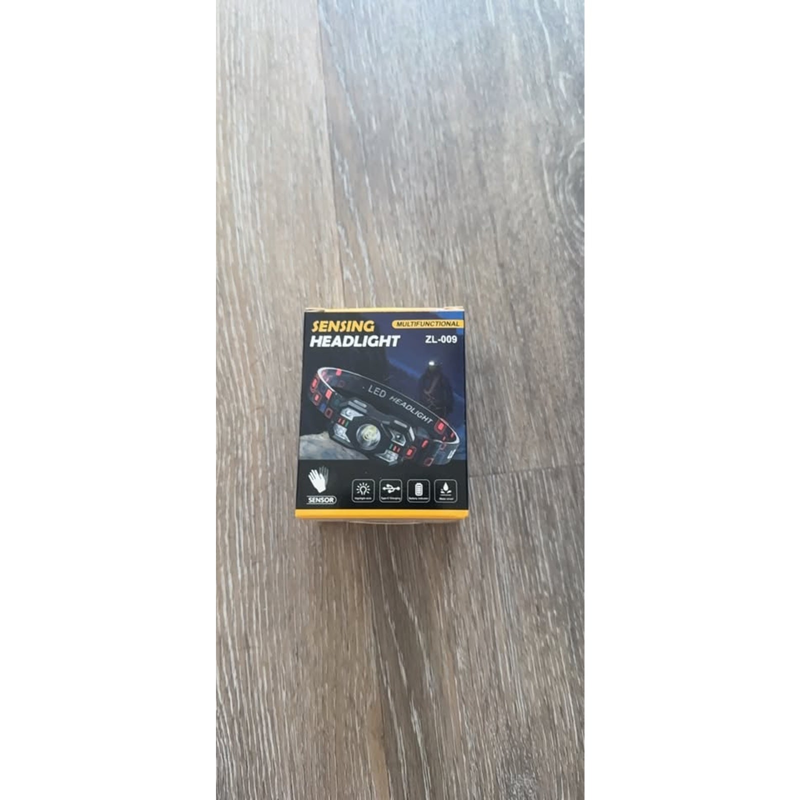 Sensing Headlight ZL-009 LED Headlamp New in Box
