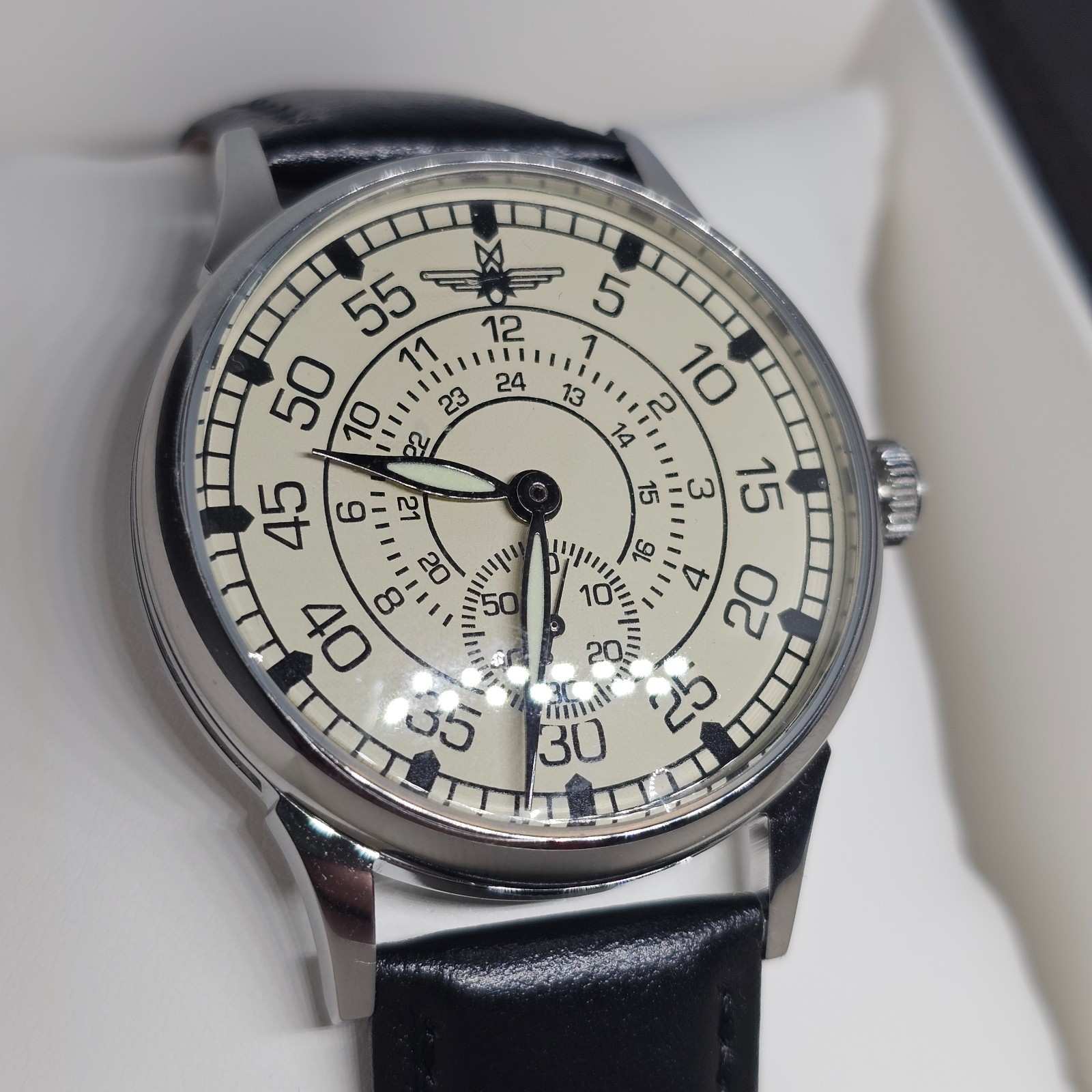 Vintage Pobeda Watch Aviation Mechanical USSR Soviet Wrist Russian Rare Men\'s