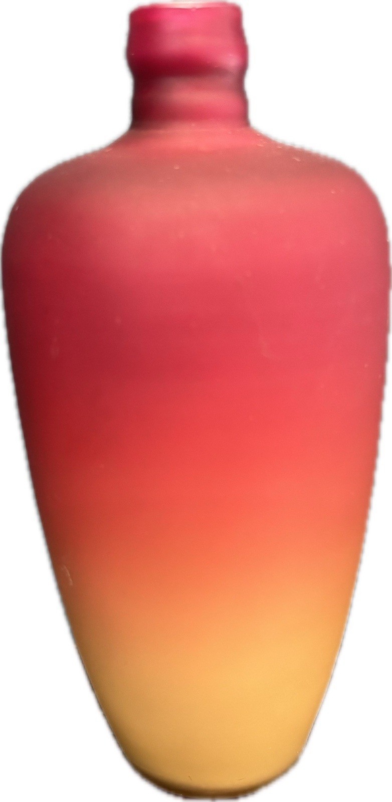 1880s Victorian Wheeling Peachblow Satin Glass Cabinet Vase by Hobbs Brockunier 