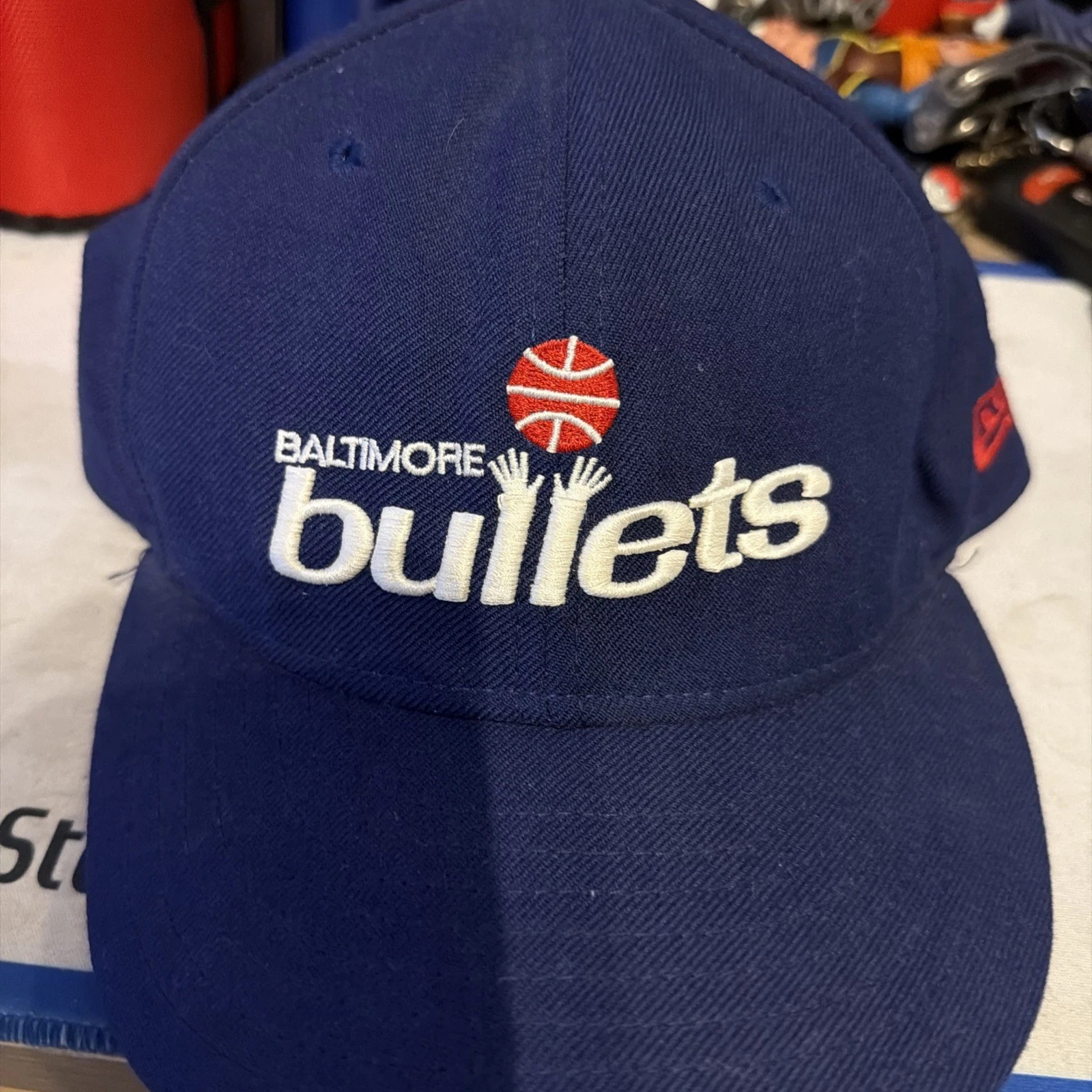 Washington Bullets Hat Fitted 7 1/2 New Era 59Fifty NBA Basketball Baltimore