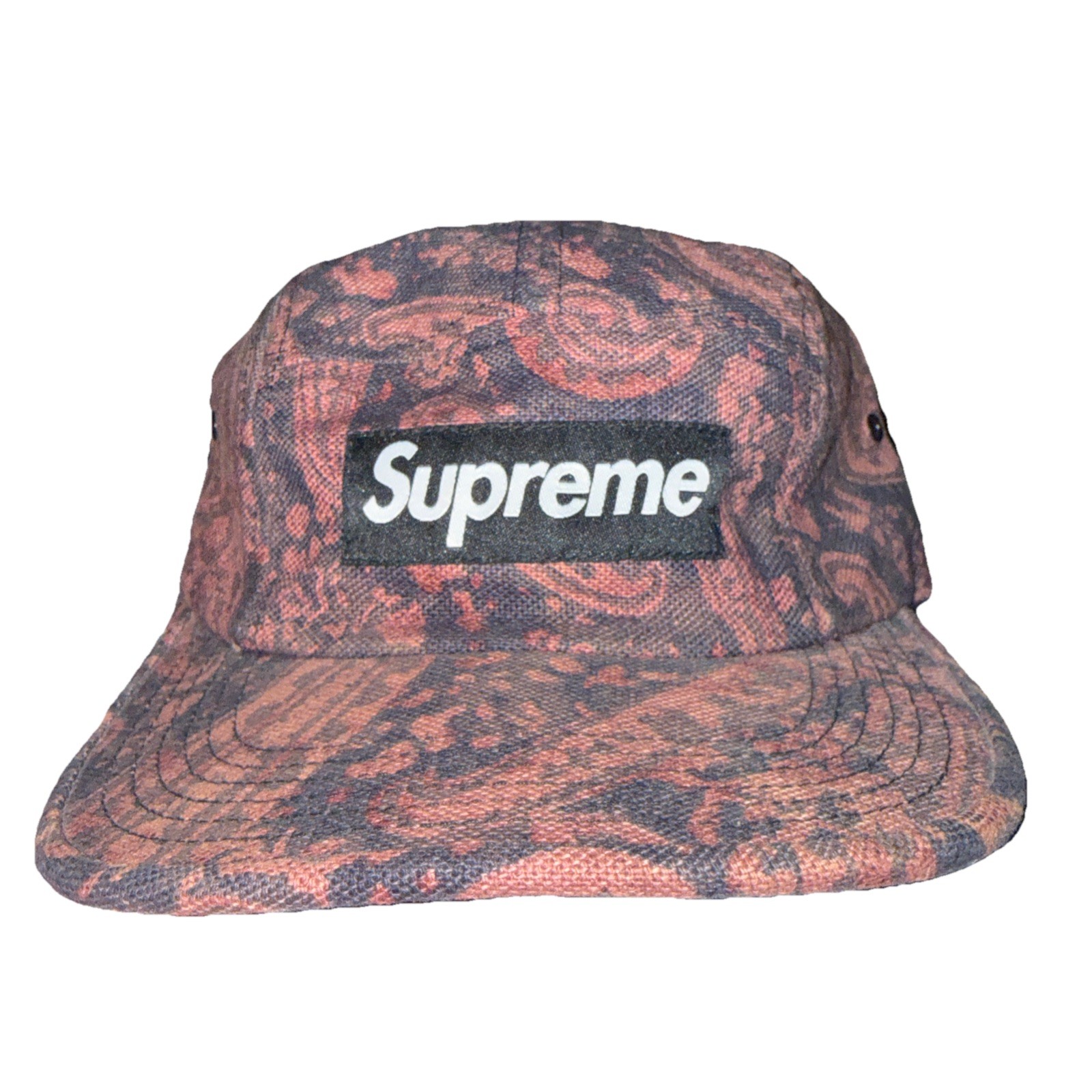 Supreme X Liberty 2014 Camp Cap Box Logo Paisley Snapback *RARE* *WORN ONCE* Supreme X Liberty 2014 Camp Cap Box Logo Paisley Snapback *RARE* *WORN ONCE*