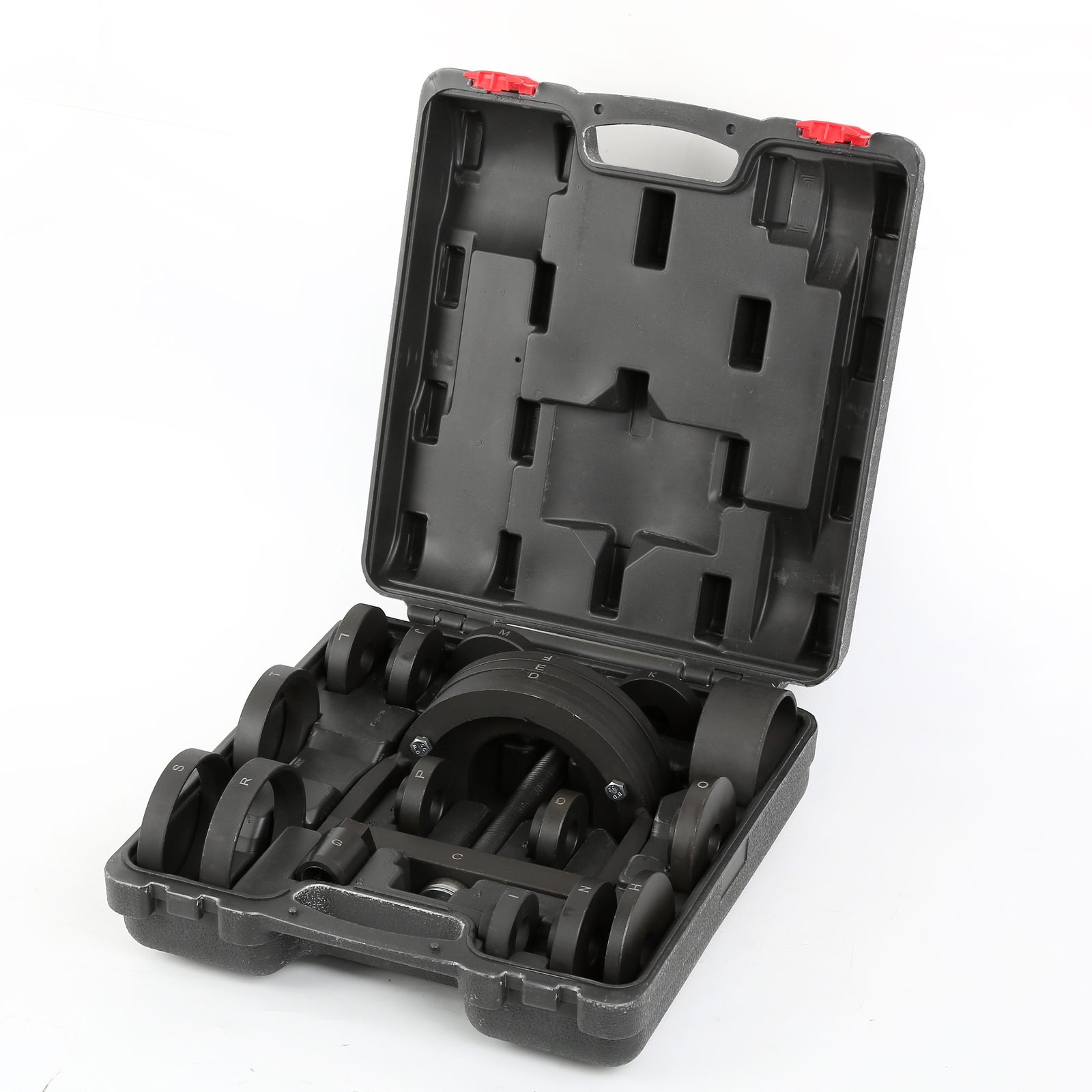 19pcs Master Wheel Hub & Bearing Removal / Installation Tool Kit, C to U Sizes 19pcs Master Wheel Hub & Bearing Removal / Installation Tool Kit, C to U Sizes