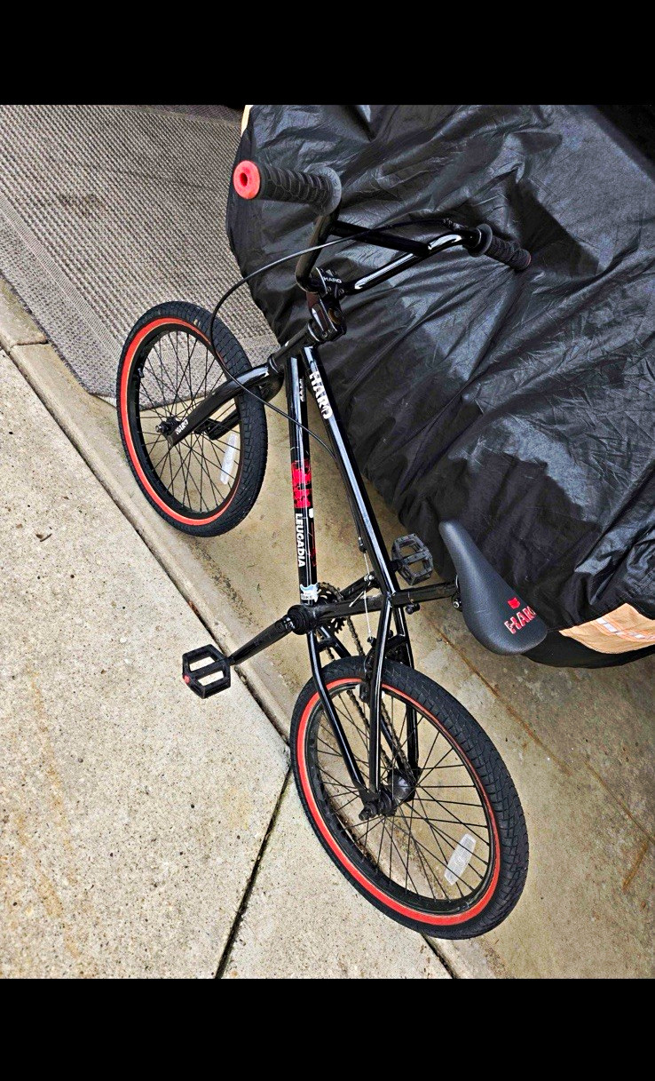 Haro Leucadia 20 in BMX Bike Black/Red U-Brake, 1-Speed BMX Bar