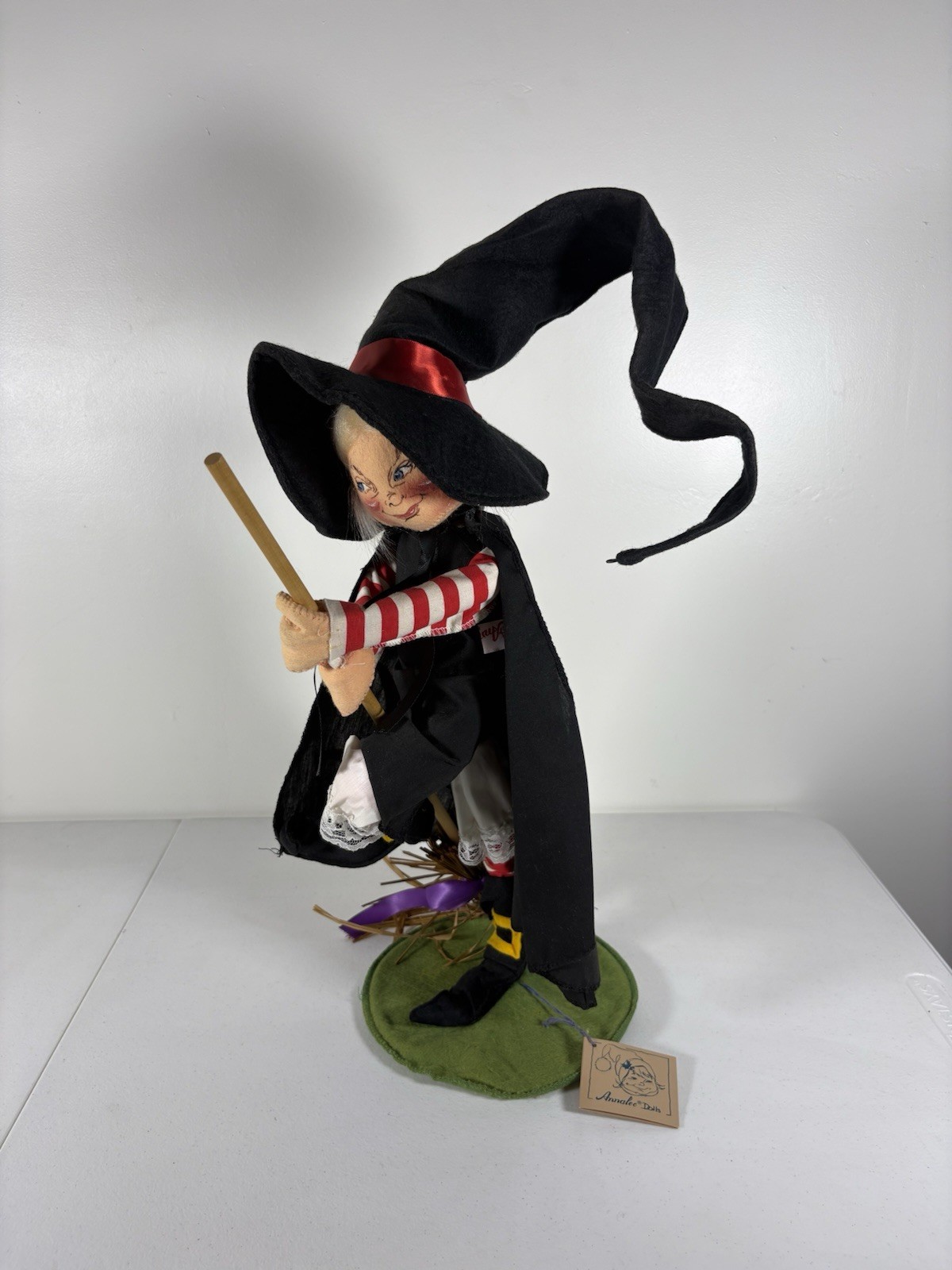Annalee Halloween Witch 1991 Large Felt Fabric Decorative Doll 16” Original Tag