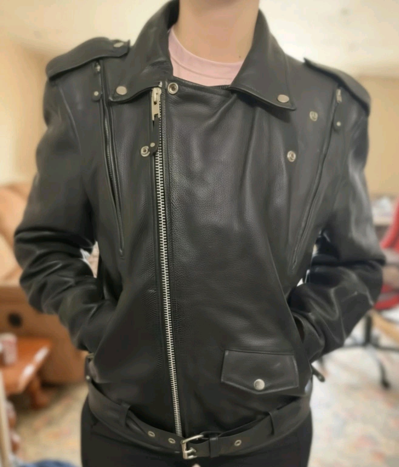 Vintage FMC Leather Jacket Size Medium Vintage FMC Leather Jacket Size Medium