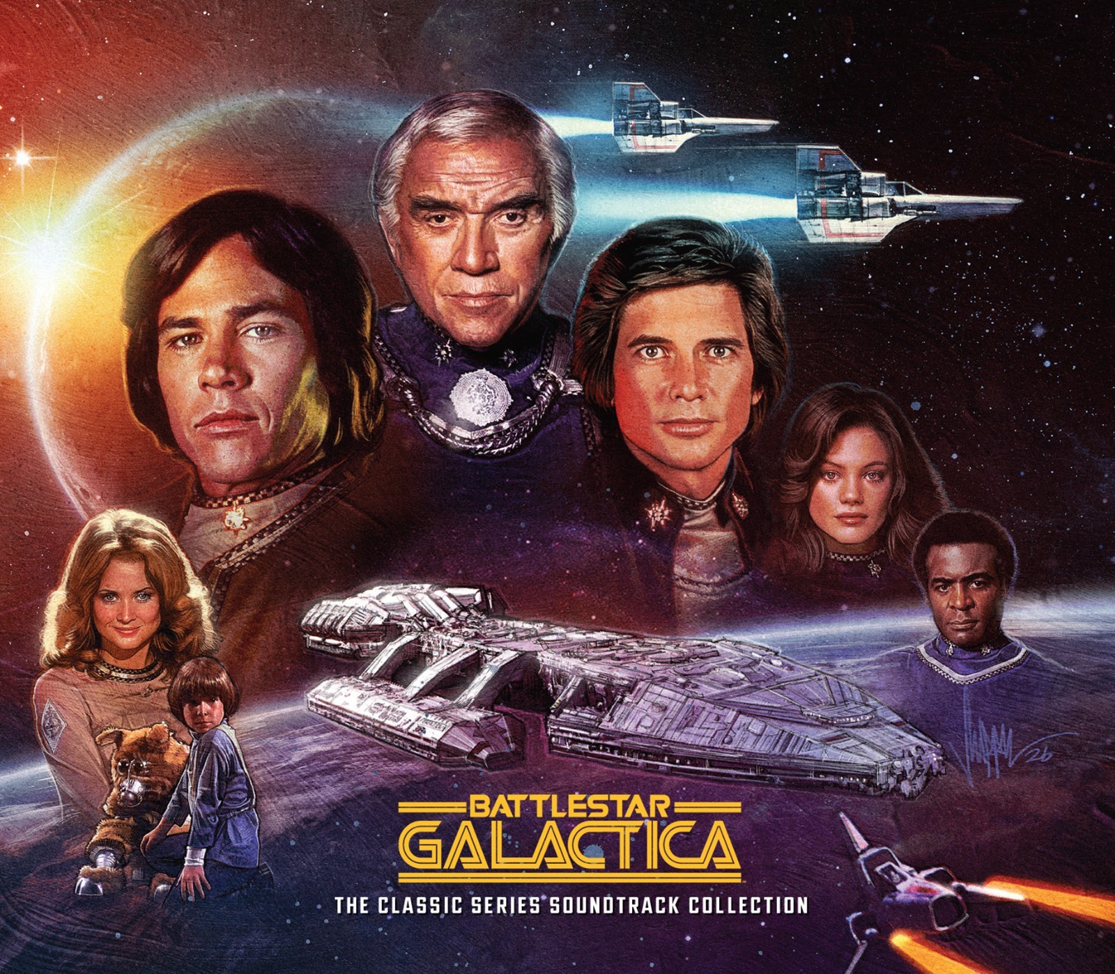 Stu Phillips Battlestar Galactica 8xCD box set limited edition