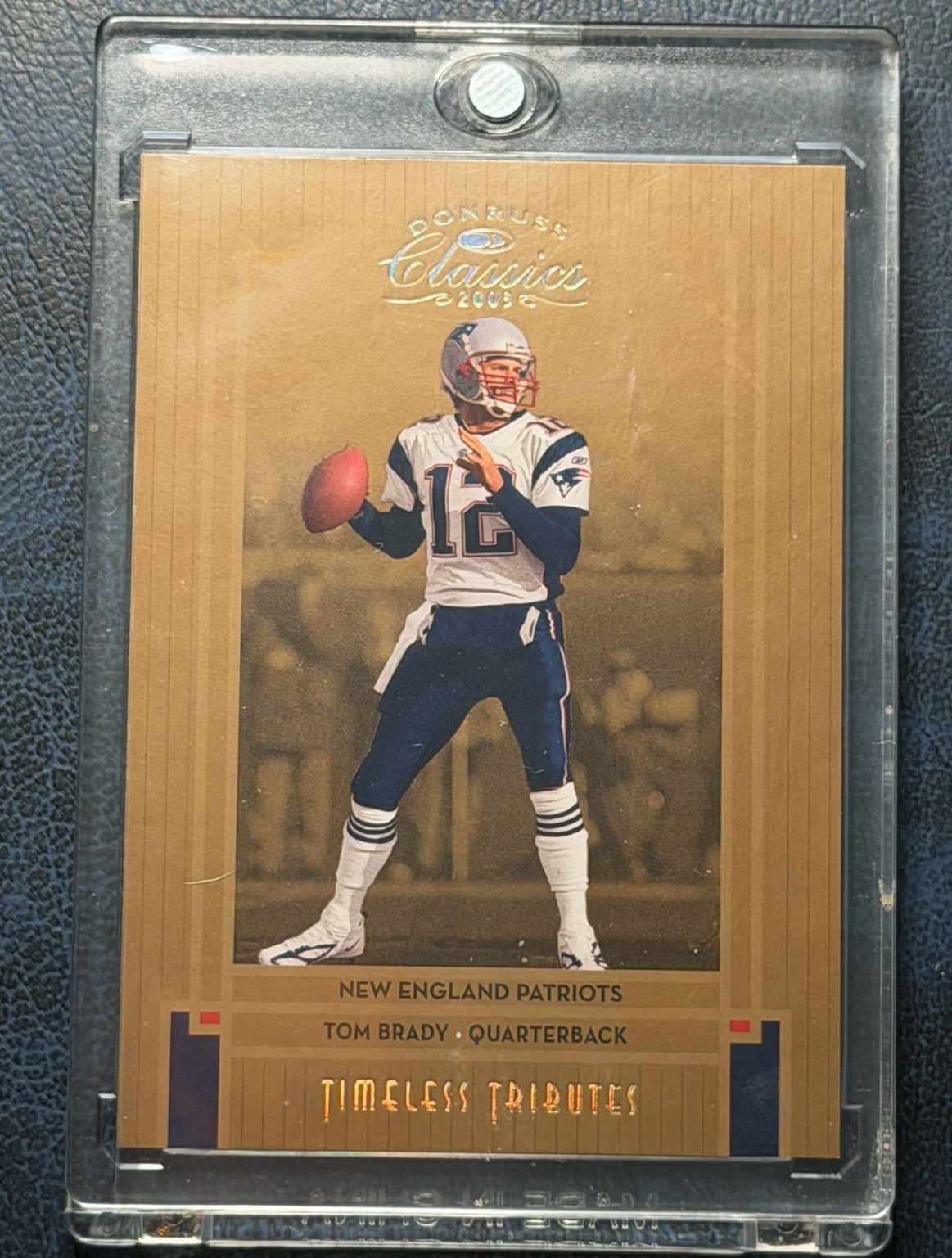 2005 Donruss Bronze /100 Timeless Tributes Tom Brady - HOF - GOAT - Patriots 2005 Donruss Bronze /100 Timeless Tributes Tom Brady - HOF - GOAT - Patriots