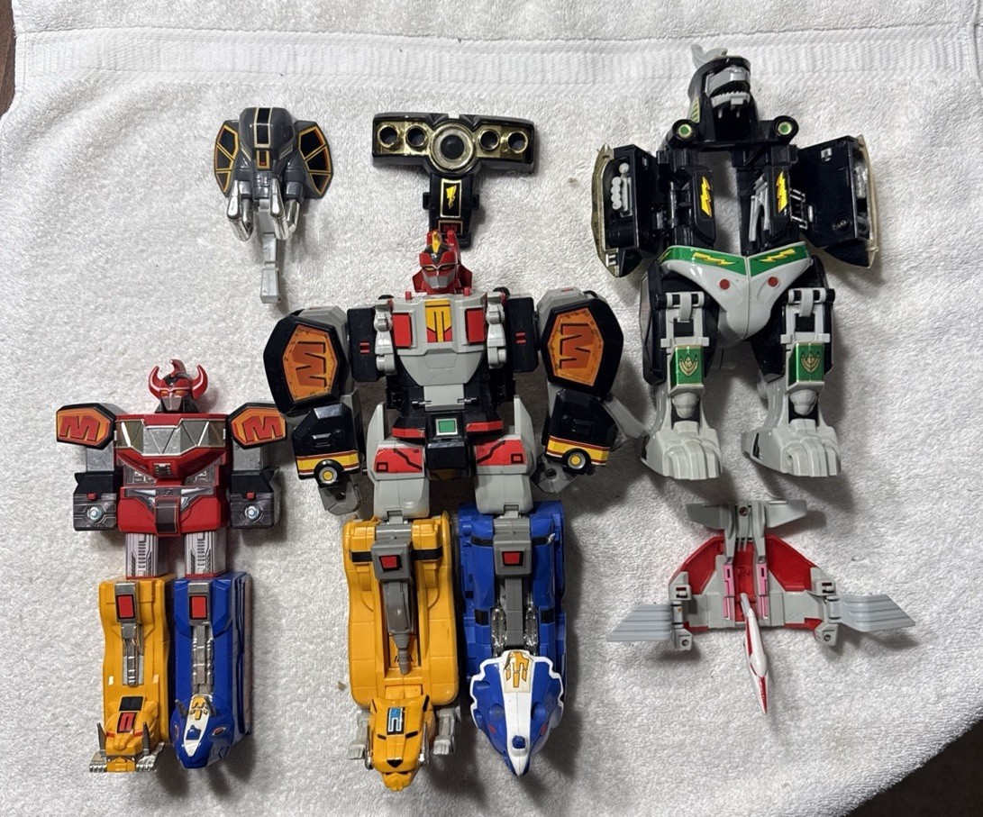 Lot of Vintage Bandai Mighty Morphin Power Rangers Rare Lot 1990s See Pics Wow