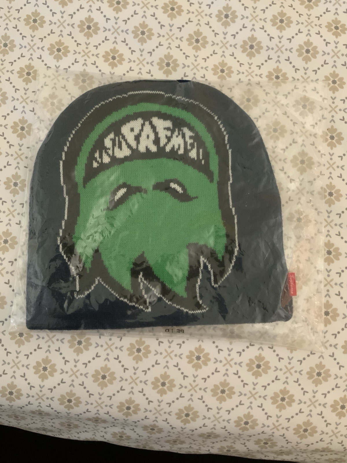 Supreme X Spitefire Beanie Navy Supreme X Spitefire Beanie Navy