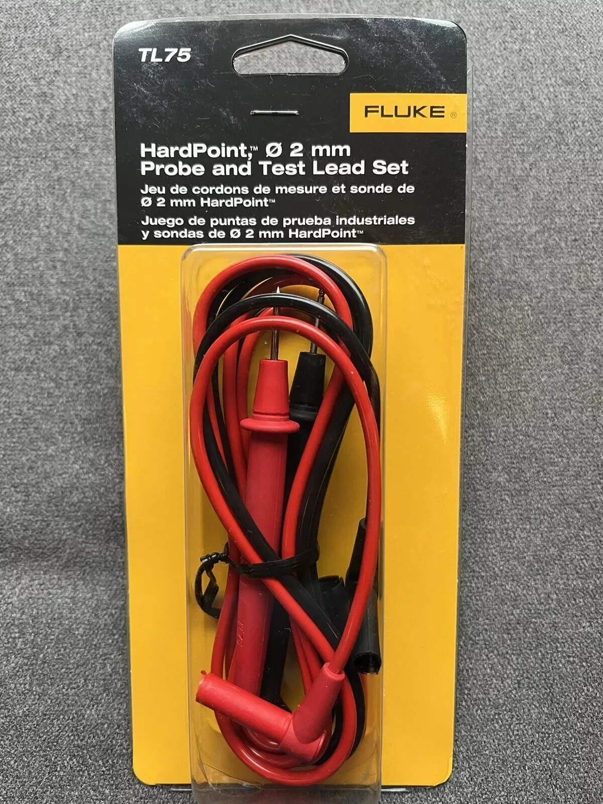 Genuine Fluke TL75 Hard Point 2mm Probe & Test Lead Set Don’t Be Fooled Genuine Fluke TL75 Hard Point 2mm Probe & Test Lead Set Don’t Be Fooled