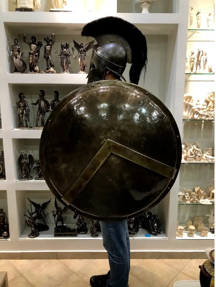 Medieval 300 Spartan Round Shield 24\