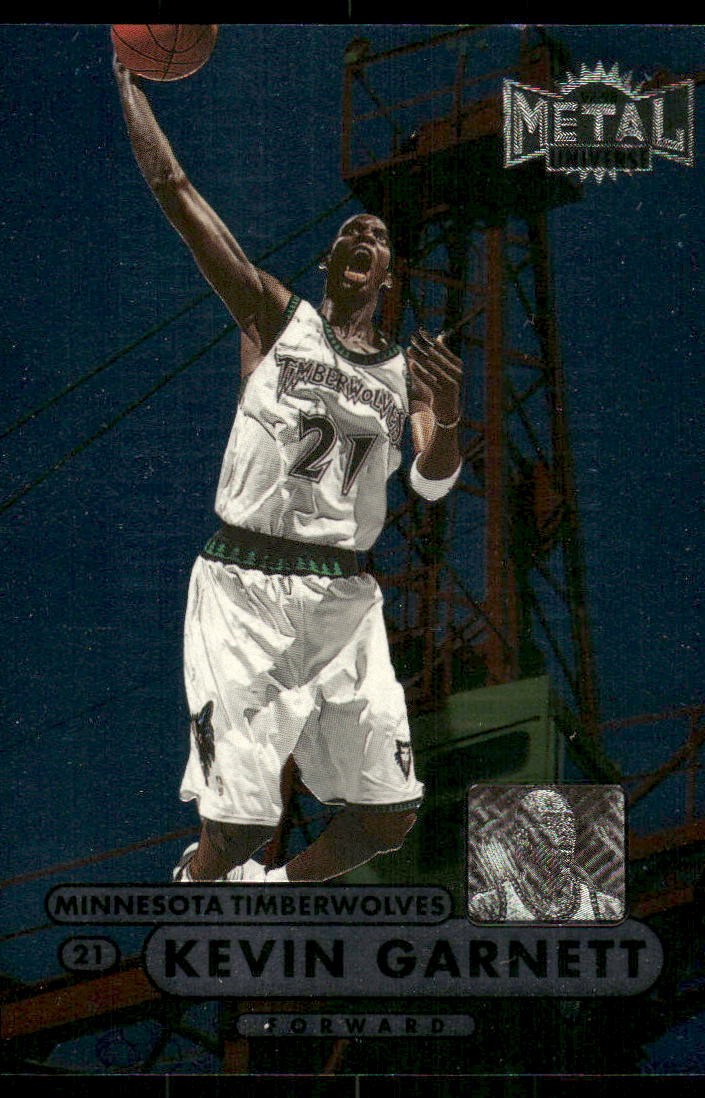 1997-98 Metal Universe Kevin Garnett #41 Minnesota Timberwolves