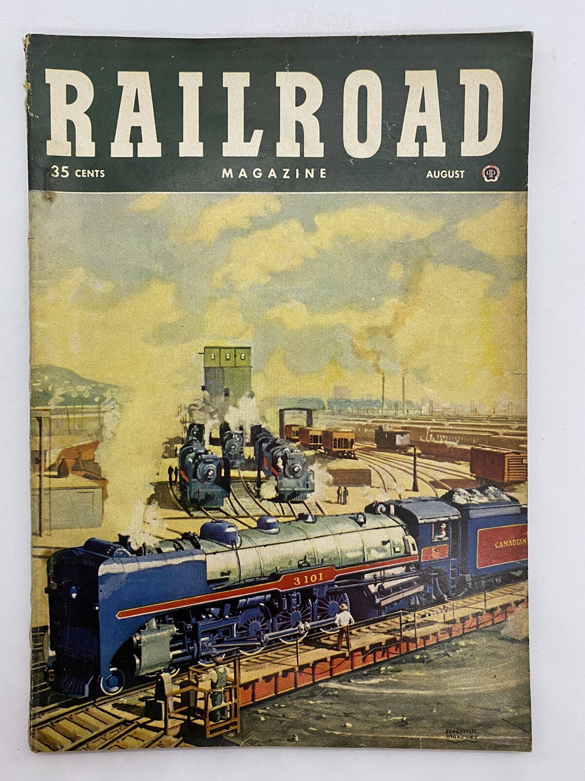 Vintage Aug. 1950 Railroad Magazines, MONTHLY ISSUE, Rare. Vintage Aug. 1950 Railroad Magazines, MONTHLY ISSUE, Rare.