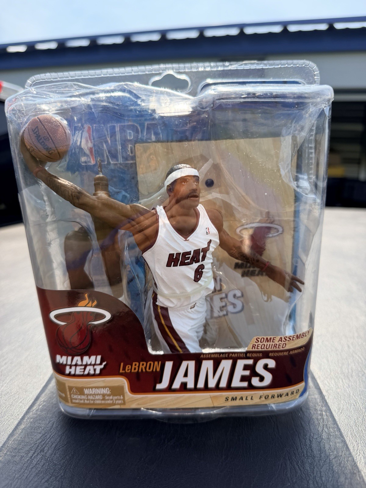 Mcfarlane 2012 NBA Series 21 Figure Lebron James Miami Heat NEW BOX DAMAGE
