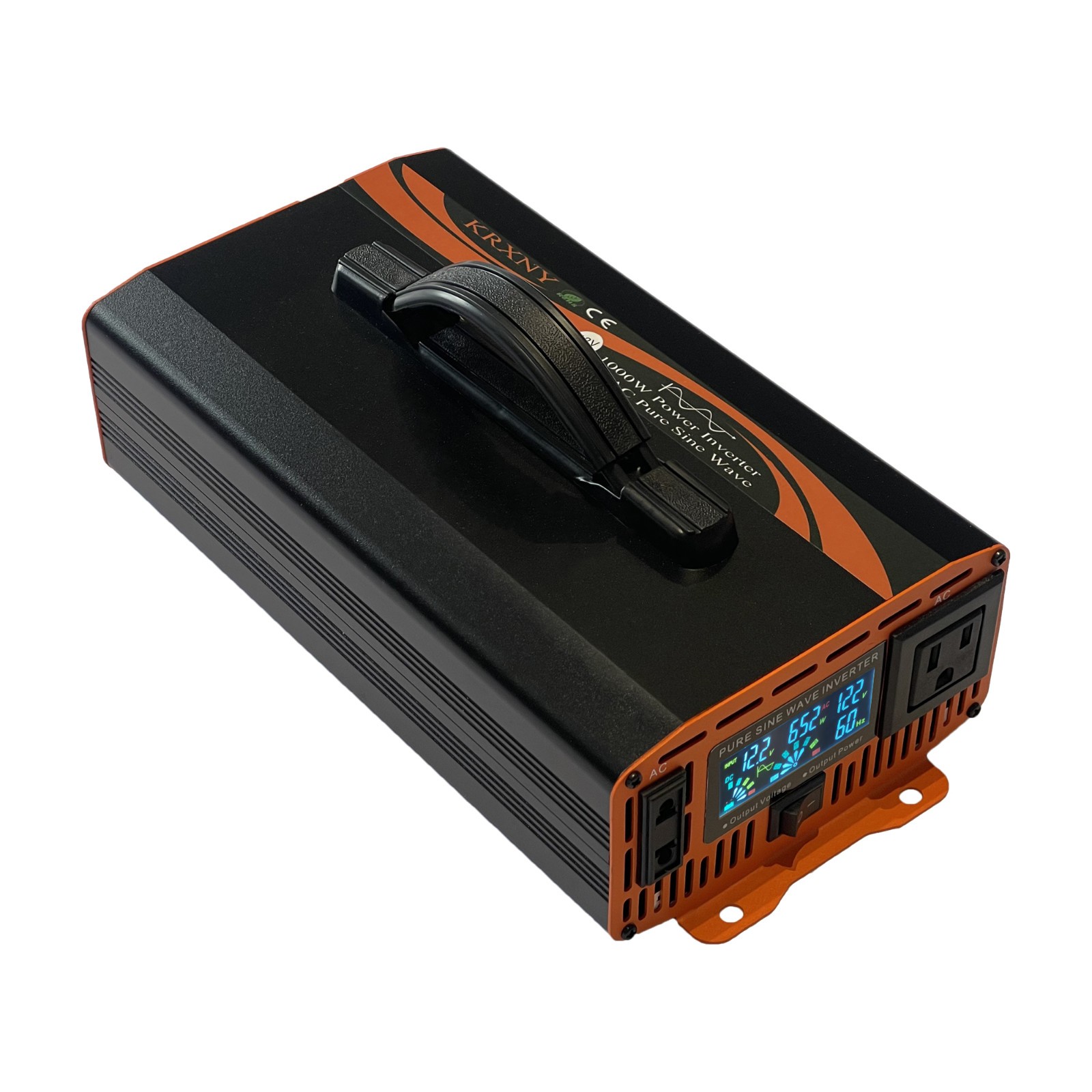 1000W 1500W 2000W Pure Sine Wave Power Inverter 12V DC to 120V AC LCD USB fromUS