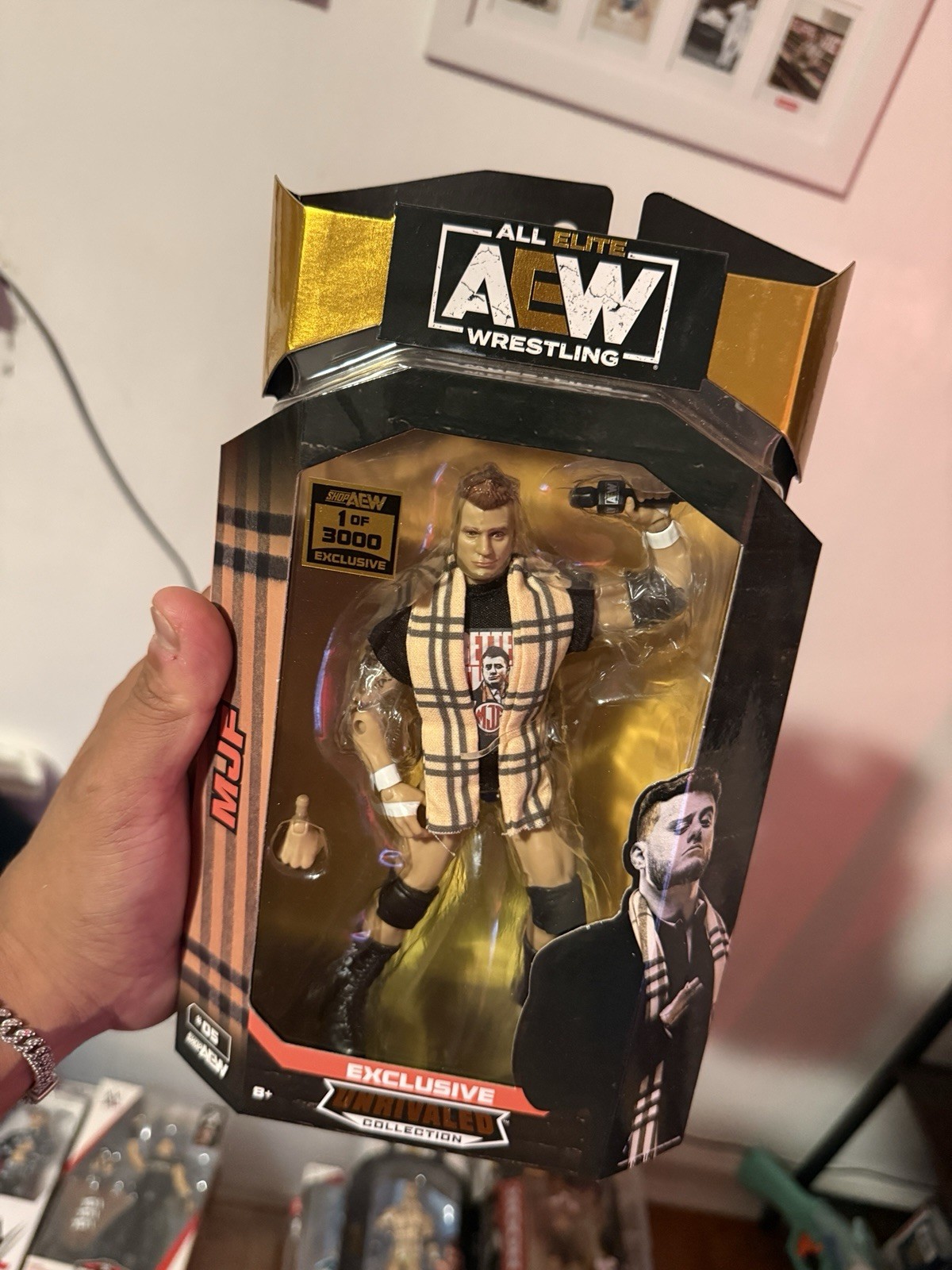 AEW Unrivaled MJF Collectible Figure 1/3000 Scale Shop Exclusive