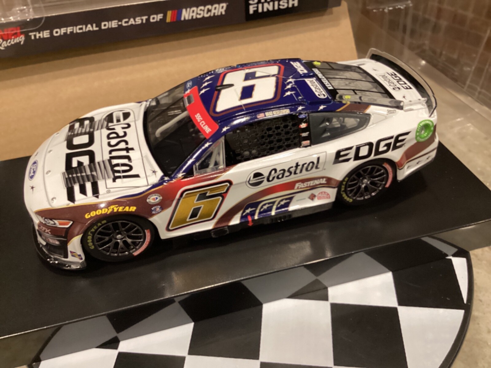 Brad Keselowski #6 Castrol Edge Salutes 2023 Mustang - 