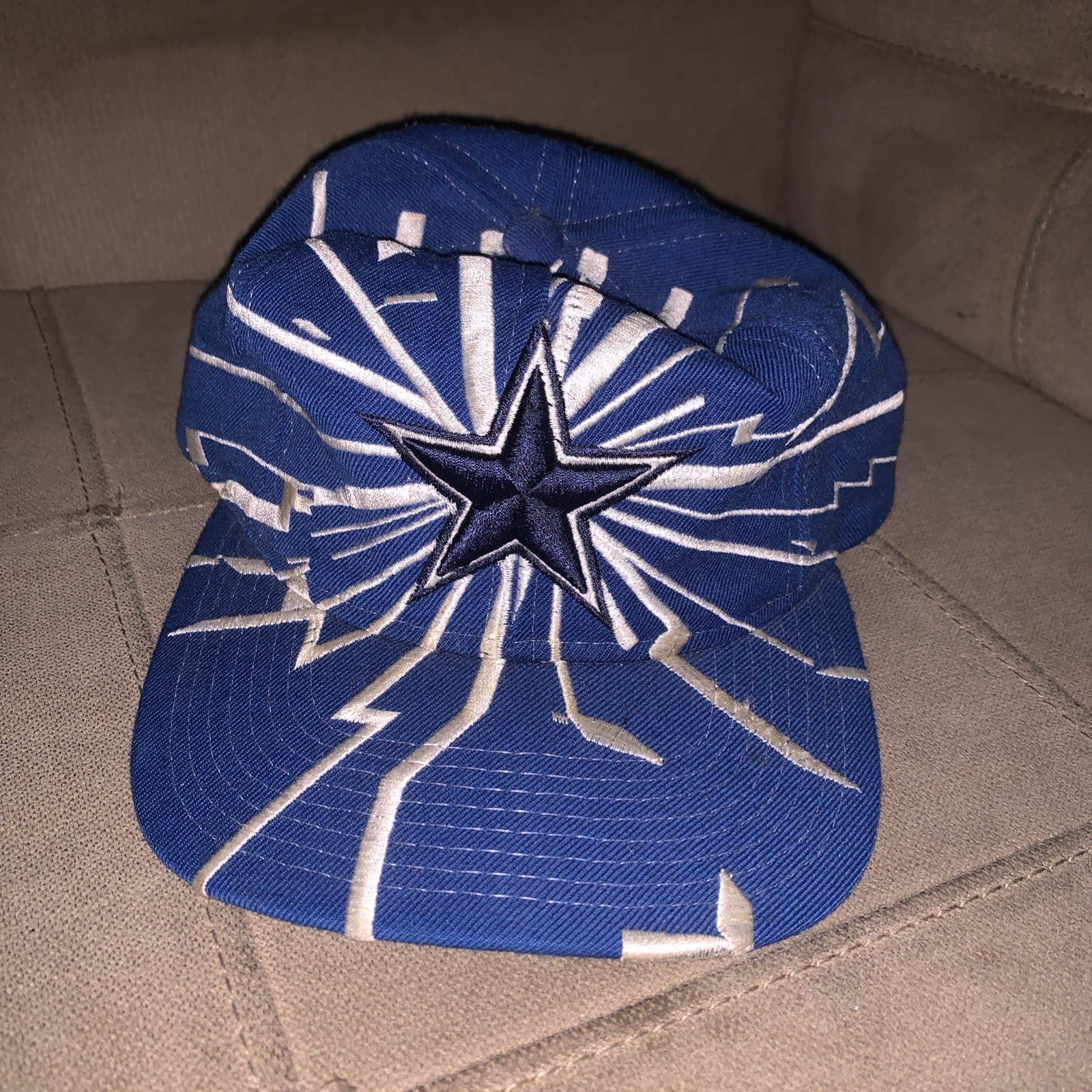 Vintage Dallas Cowboys Hat Starter Shockwave NFL Pro Line SnapBack 90s