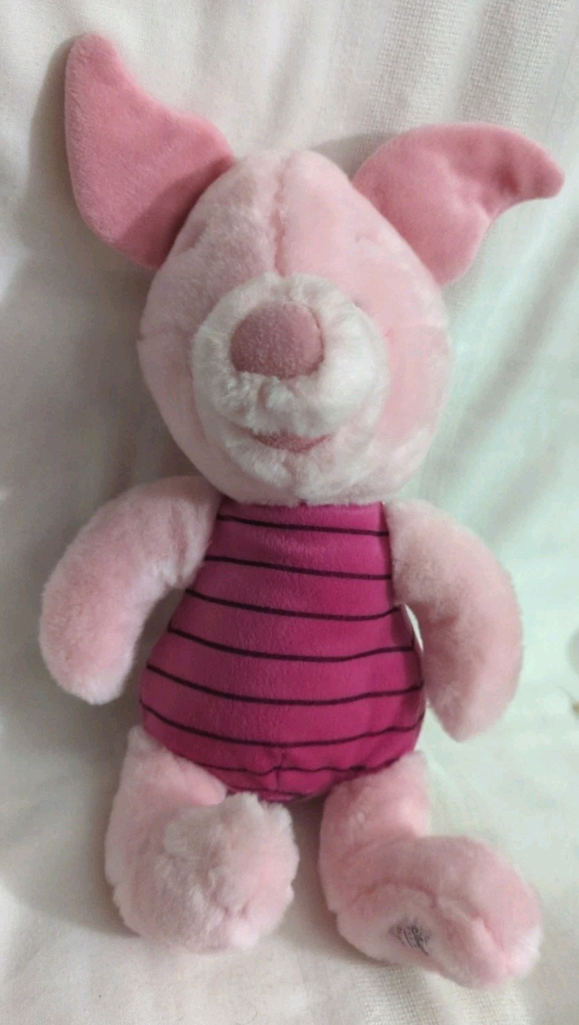 Disney Store Exclusive Piglet Plush Medium Pink Winnie The Pooh Stuffed Toy